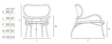 LEHNSTUHL - WINTER EDITION - Easy chair with armrests by Wiener GTV Design - view 3